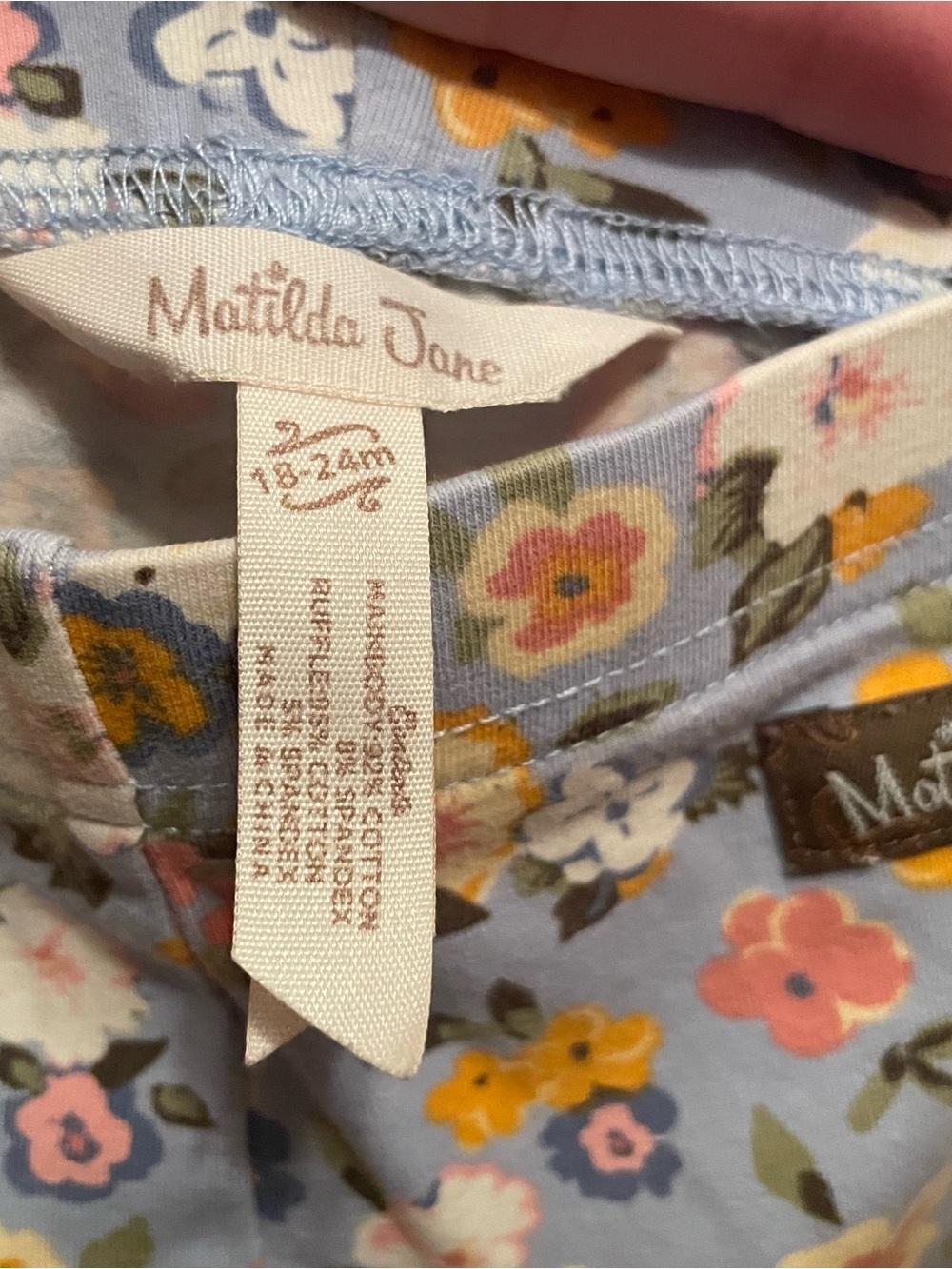 Matilda Jane Heart to Heart Botanical Baby Shortie Floral Ruffle - 18 Months
